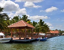 Poovar backwaters in Kerala